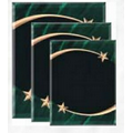 Shooting Star Acrylic Plaque w/ Green Marble Accent (9"x12")